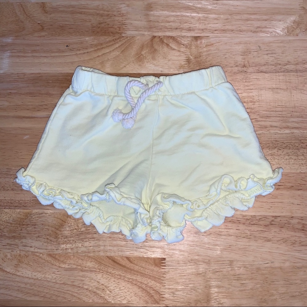 Ruffled Plush Shorts
